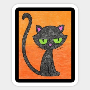 Sad Cat Sticker